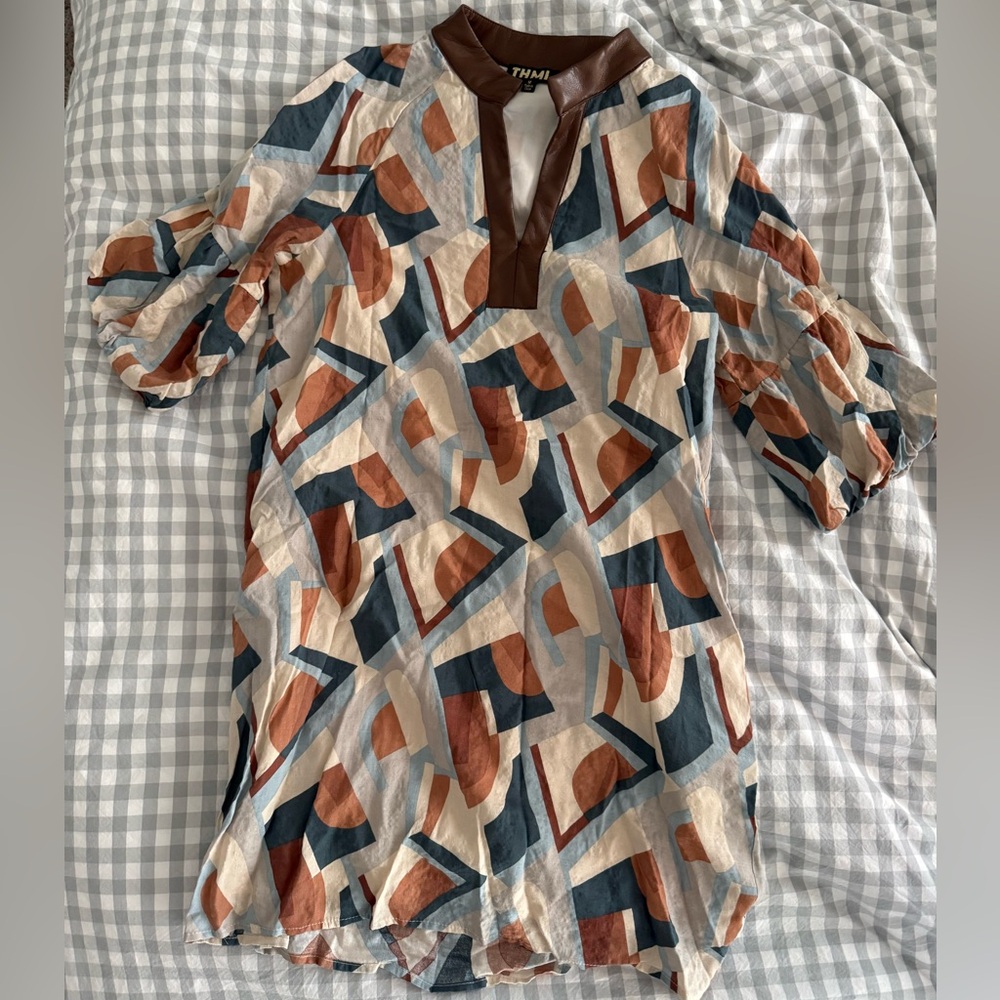 THML Multicolor Geometric Dress